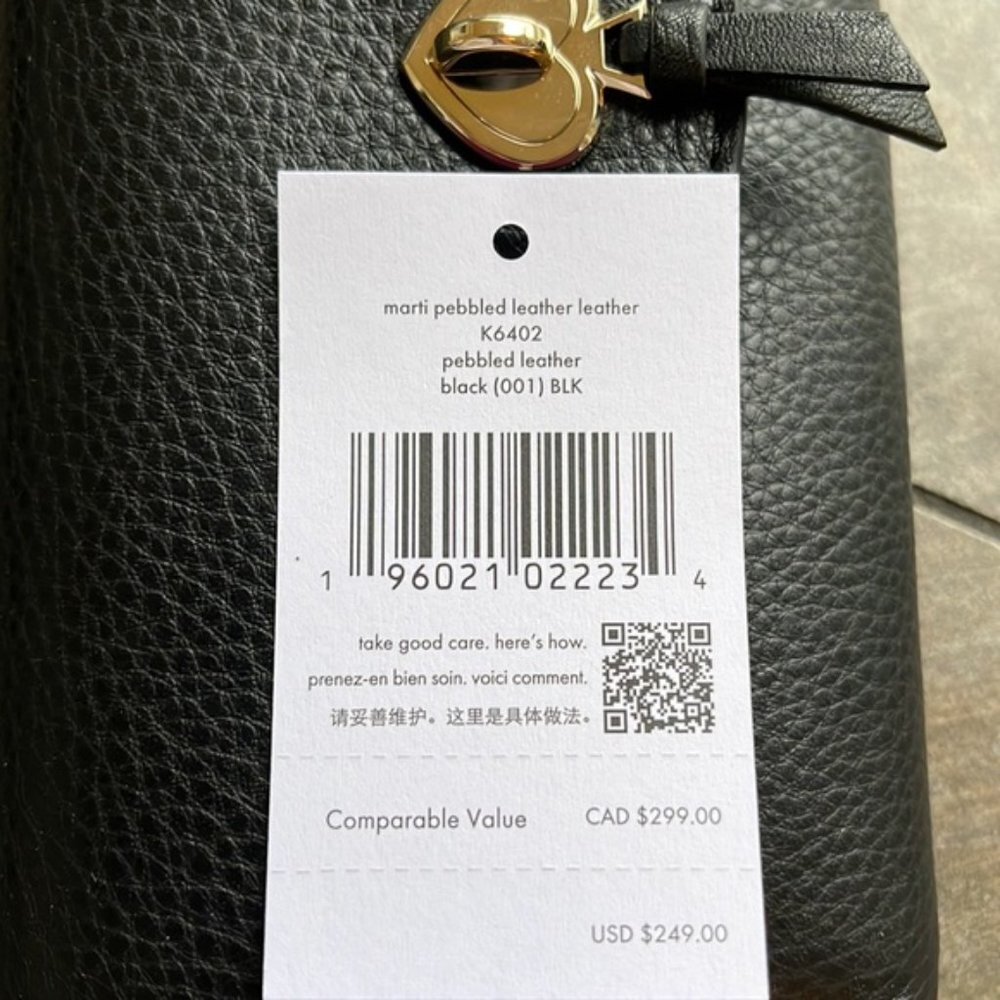 Kate Spade Marti Large Slim Flap Wallet Black - Picture 7 of 16